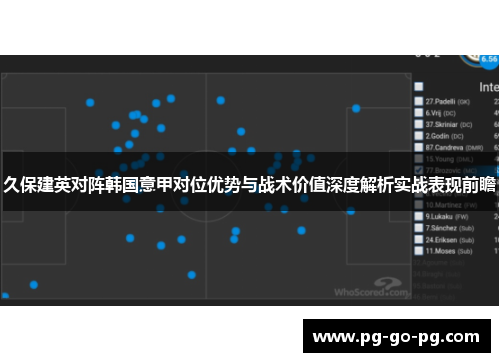 久保建英对阵韩国意甲对位优势与战术价值深度解析实战表现前瞻